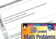 Operations and Algebraic Thinking Leveled Problems: Division