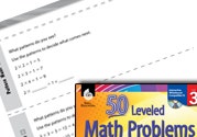 Operations and Algebraic Thinking Leveled Problems: Multipli