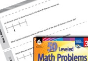 Number and Operations in Base Ten Leveled Problems: Fraction