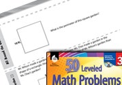 Measurement and Data Leveled Problems: Perimeter of Squares
