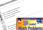 Geometry Leveled Problems: Shape Word Problems Ebook