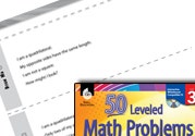 Geometry Leveled Problems: Use Clues to Draw Shapes Ebook
