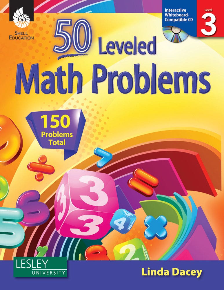 50 Leveled Math Problems Level 3 Ebook