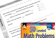 Number and Operations in Base Ten Leveled Problems: Write a