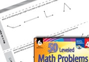 Geometry Leveled Problems: Identify and Compare Angles Ebook