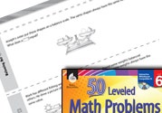 Expressions and Equations Leveled Problems: Balancing Equati