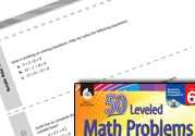 Expressions and Equations Leveled Problems: Variables Ebook
