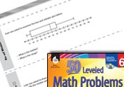 Statistics and Probability Leveled Problems: Box and Whisker
