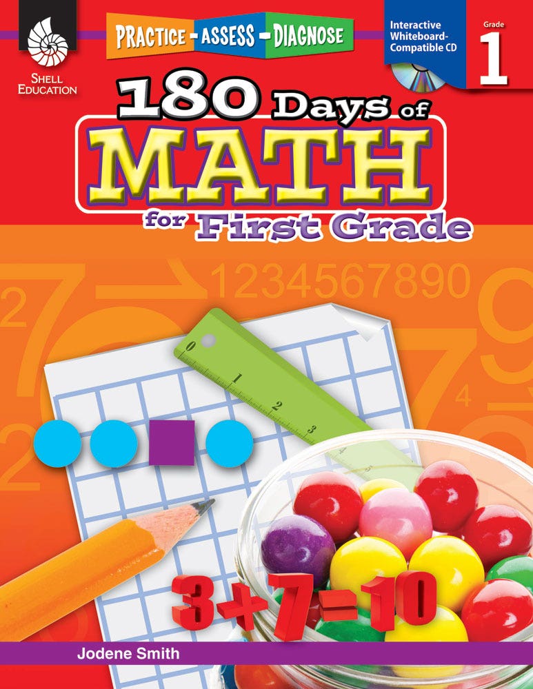 180 Days of Math for First Grade Ebook