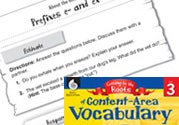 Content-Area Vocabulary Level 3: Prefixes e- and ex- Ebook