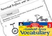 Content-Area Vocabulary Level 3: Numerical Prefixes uni- and