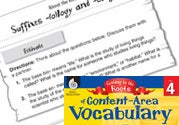 Content-Area Vocabulary Level 4: Suffixes -(o)logy and -olog