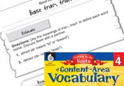 Content-Area Vocabulary Level 4: Base trac- tract- Ebook