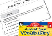 Content-Area Vocabulary Level 5: Base center- centr(i)- Eboo