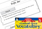 Content-Area Vocabulary Level 5: Prefix dia- Ebook