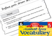 Content-Area Vocabulary Level 5: Prefixes peri- circum- and