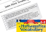 Content-Area Vocabulary Mathematics: Numerical Bases