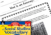 Content-Area Vocabulary Social Studies: Base -crat -cracy Eb