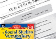 Content-Area Vocabulary Social Studies: Bases popul- and dem