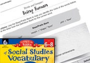 Content-Area Vocabulary Social Studies: Bases human- and