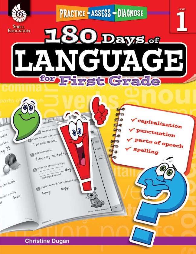 180 Days of Language for First Grade Ebook
