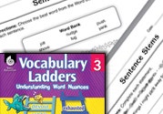 Vocabulary Ladder for Moving Something Ebook