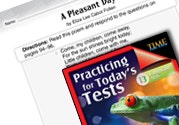 Language Arts Test Preparation Level 3: A Pleasant Day Ebook