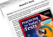 Language Arts Test Preparation Level 4: Anansis Sons Ebook