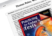 Language Arts Test Preparation Level 5: Thomas Paine Writer