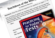 Language Arts Test Preparation Level 5: Touchdown of the Wro