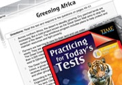 Language Arts Test Preparation Level 6: Greening Africa Eboo