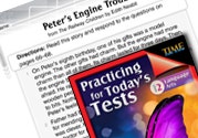 Language Arts Test Preparation Level 2: Peters Engine Troubl