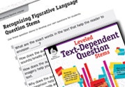 Leveled Text-Dependent Question Stems Ebook