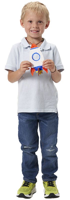 Rocket Ship Picture Frames 24 pk