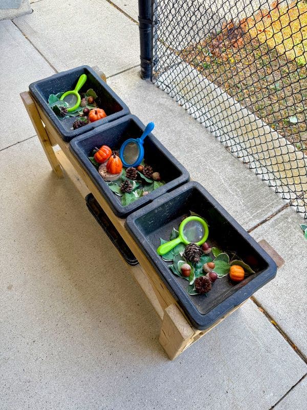 Messy Play Table by Naturally Inspired Play