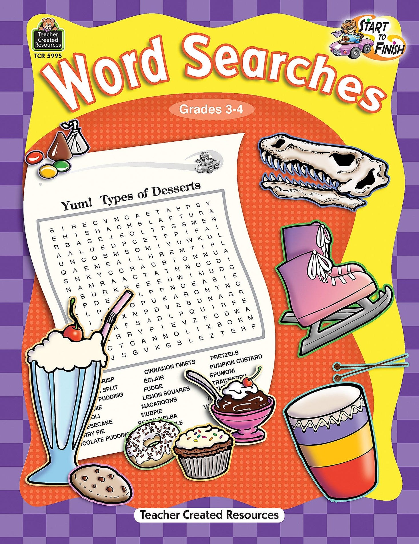 Start to Finish: Word Searches Grd 3-4 Ebook