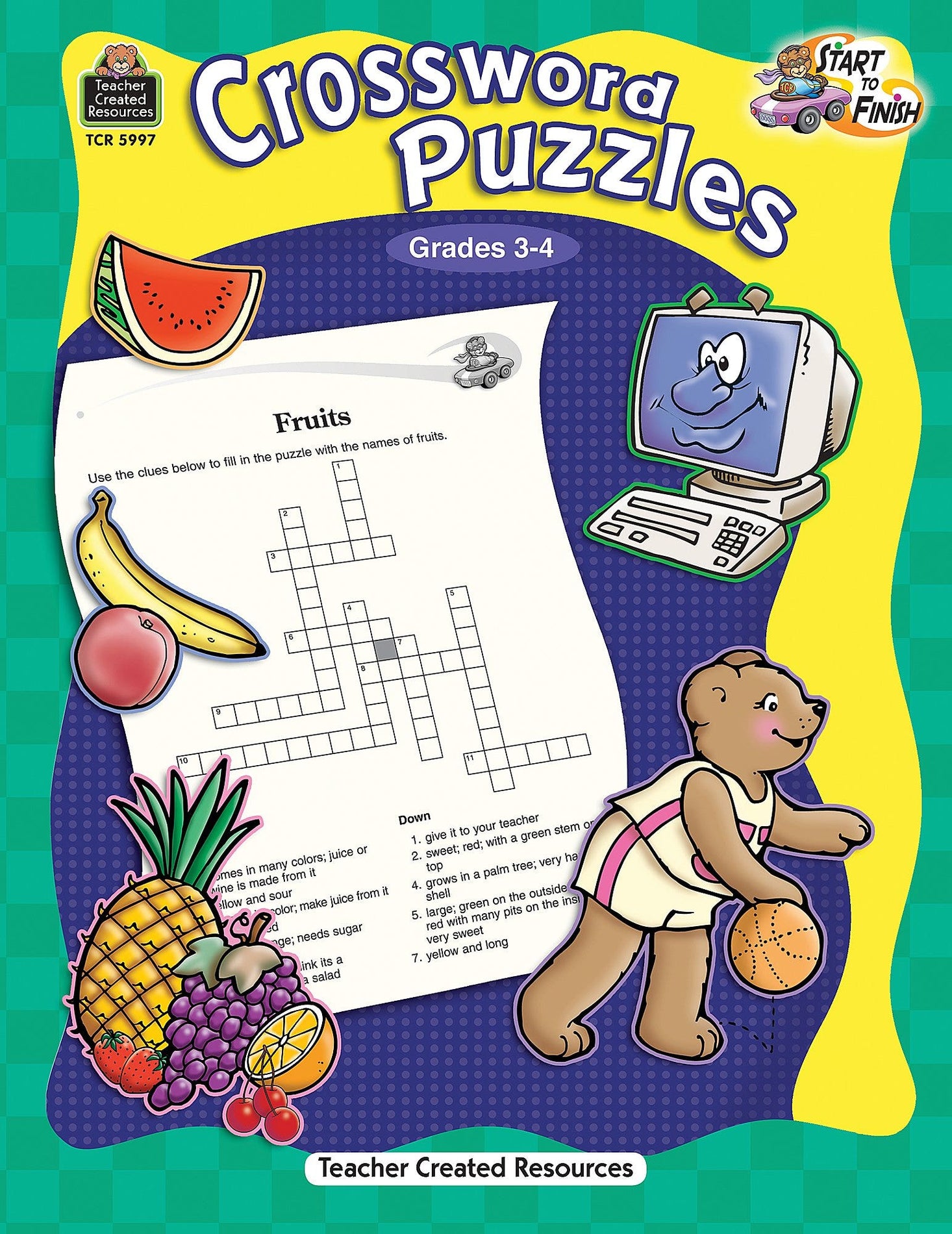Start to Finish: Crossword Puzzles Grd 3-4 Ebook