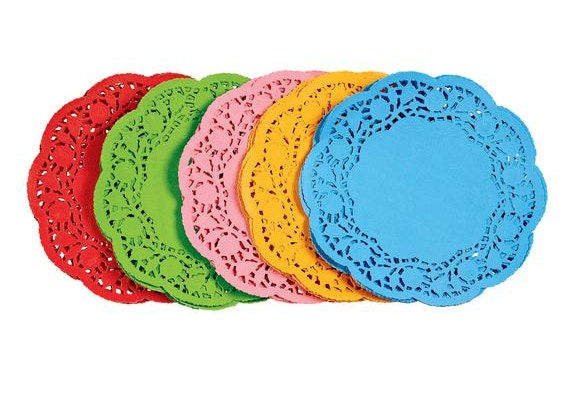 6in Assorted Round Doilies Pack Of 120