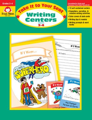 Take It to Your Seat Writing Centers Grades 3-4 Ebook