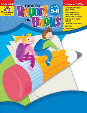 How to Report on Books Grades 5-6 Ebook