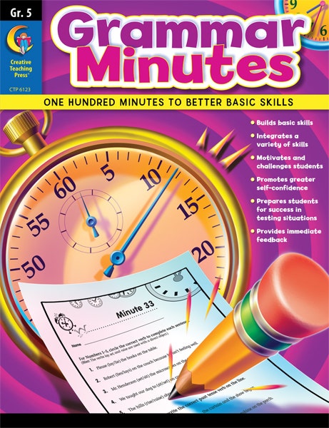 Gr 5 Grammar Minutes Ebook