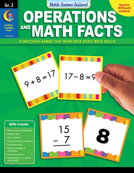 Gr 2 Operations And Math Facts - Math Games Galore Ebook