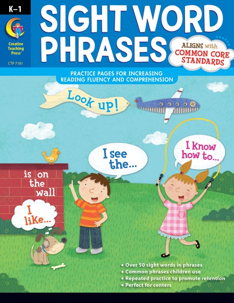 Sight Word Phrases Ebook