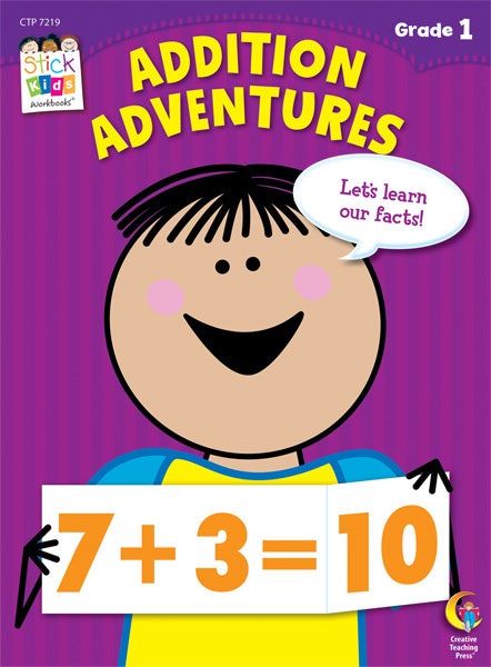 Addition Adventures Stick Kids Workbook: Grade 1 Ebook