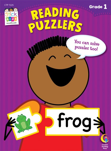 Reading Puzzlers Stick Kids Workbook: Grade 1 Ebook