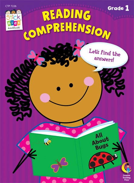 Reading Comprehension Stick Kids Workbook: Grade 1 Ebook