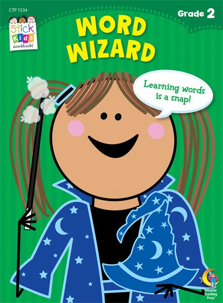 Word Wizard Stick Kids Workbook: Grade 2 Ebook