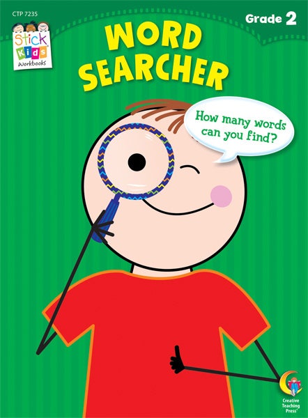 Word Search Stick Kids Workbook: Grade 2 Ebook