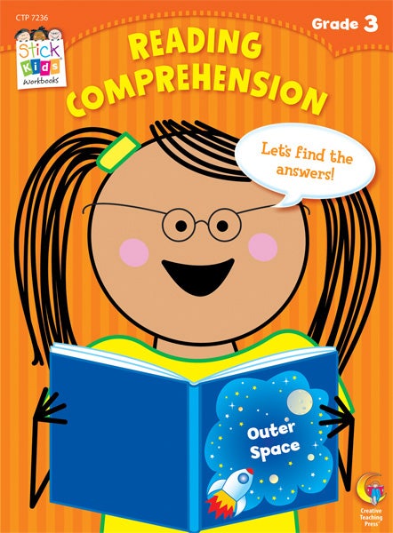 Reading Comprehension Stick Kids Workbook: Grade 3 Ebook