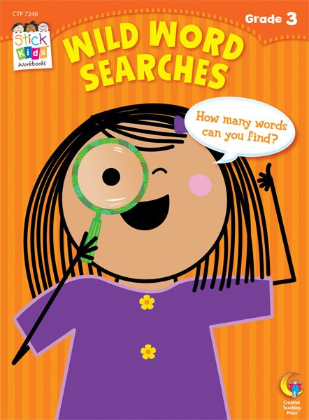 Wild Word Searches Stick Kids Workbooks: Grade 3 Ebook